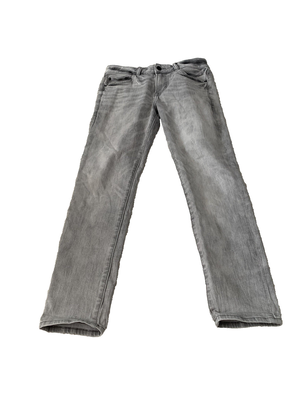 Express Jeans Mens 29x30 Skinny Light Black / Gray Wash Stretch 5-Pocket